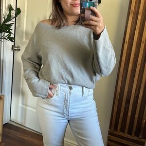 No Brand Light Knit Boxy Cropped Pullover Sweater.‎ Size S